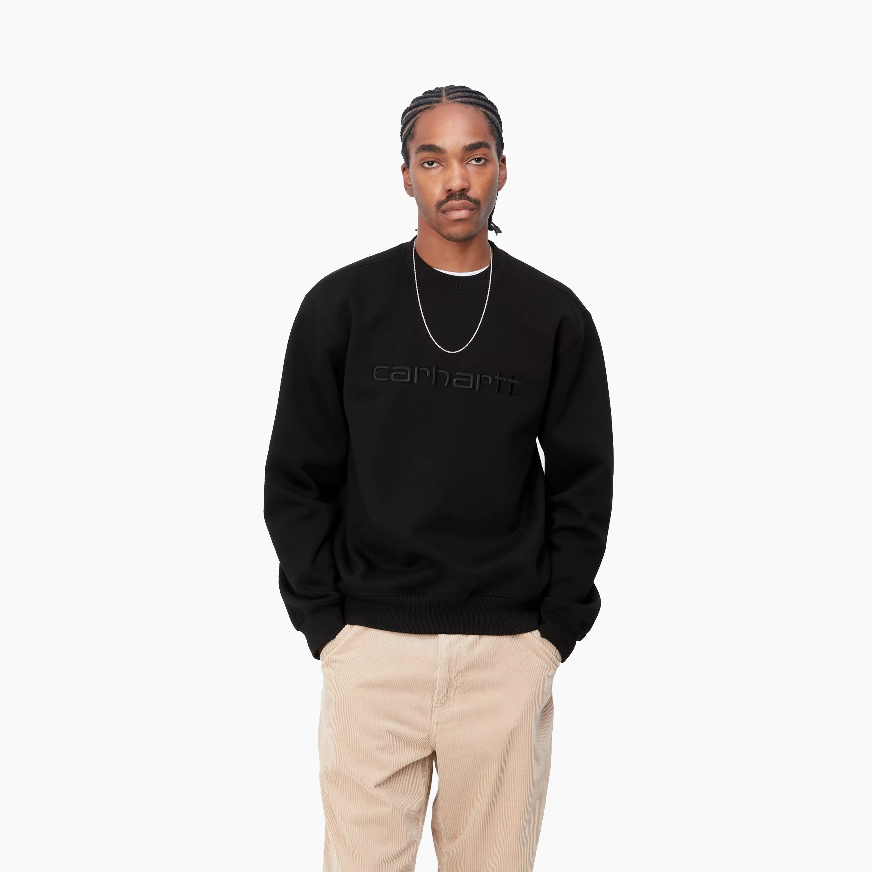 CARHARTT WIP SWEAT BLACK BLACK I030546-00E