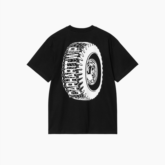 CARHARTT WIP TIRE T-SHIRT BLACK - I034666