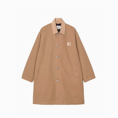 CARHARTT WIP CAPPOTTO WEBSTER IN PELLE RINFORZATO I035618-3AF