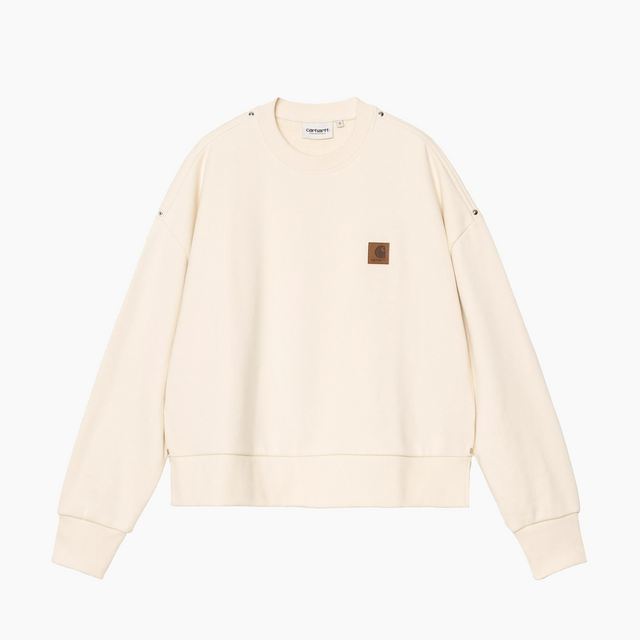 CARHARTT WIP W ELDON SWEAT NATUTAL  I034373-Q68