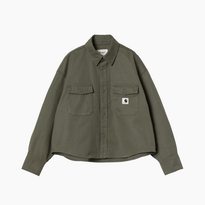 CARHARTT WIP W KELLY SHIRT JAC LEAF RINSED I036320-11