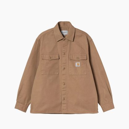CARHARTT WIP W KELLY SHIRT JAC PEANUT RINSED I036320-2FS