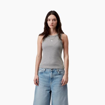 CARHARTT WIP W PHILIPS A-SHIRT GREY HEATHER I034624.V6