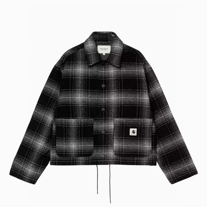 CARHARTT WIP W' BRENNAN SHIRT JAC BLACK & WAX I035519-34J