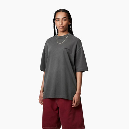 CARHARTT WIP W' LUMO T-SHIRT NOIR TEINT EN GARMENT - I034377