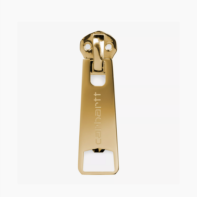 CARHARTT WIP ZIP BOTTLE OPENER METAL GOLD - I034915