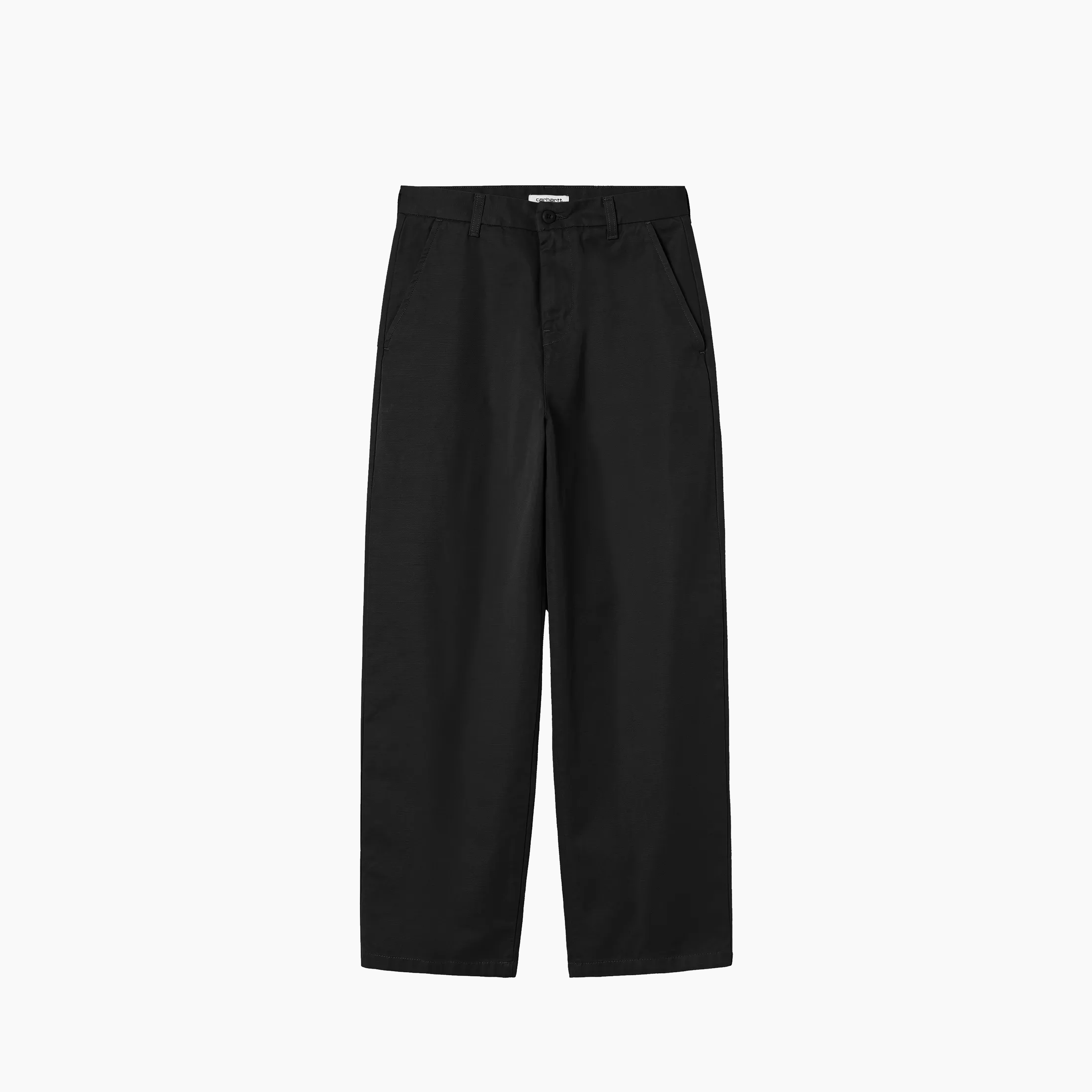 CARHARTT WIP DOUBLE KNEE BLACK STONE WASHED I032699-89