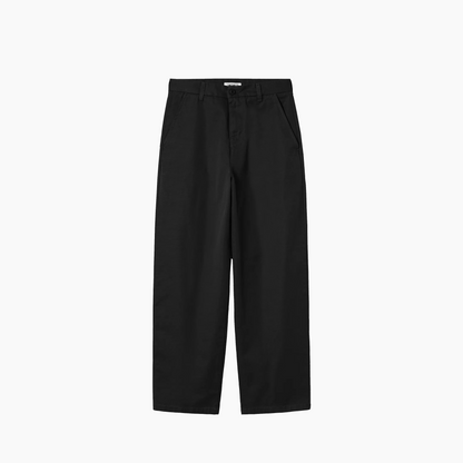 CARHARTT WIP DOUBLE KNEE BLACK STONE WASHED I032699-89