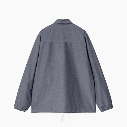 GIACCA CARHARTT WIP BLAKE COACH BLU RISCIACQUATO - I034526