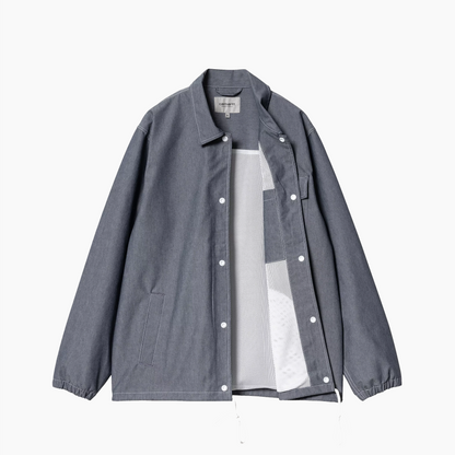 GIACCA CARHARTT WIP BLAKE COACH BLU RISCIACQUATO - I034526