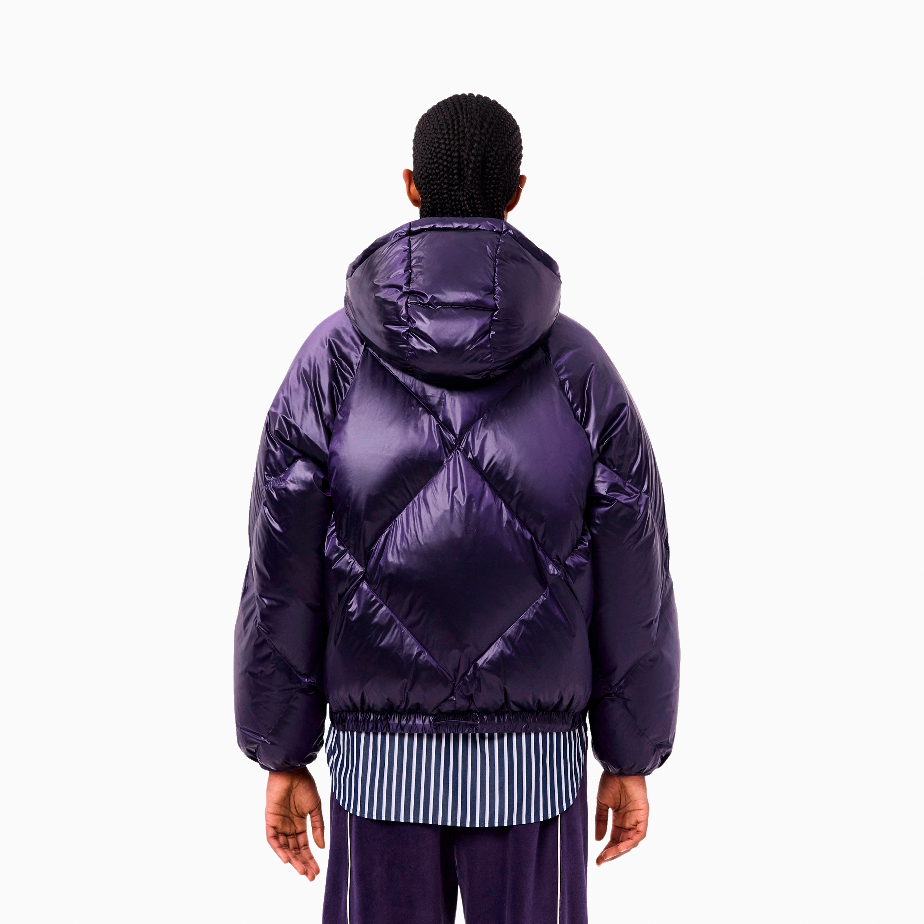 LACOSTE OVERSIZE JACKET BLOUSON PURPLE BF5326-6PI