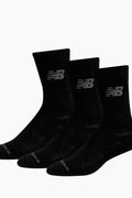 Calcetines de Running altos para Hombre de New Balance en color Negro | Calcetines cómodos que se ciñen al pie para ofrecerte confort absoluto durante todo el día. Gracias al refuerzo del arco, estos calcetines no se desplazan. Presentan el talón y la punta reforzados consiguiendo más resistencia. Estos calcetines ligeros de algodón son una opción cómoda y original para el día a día. Corte estándar.