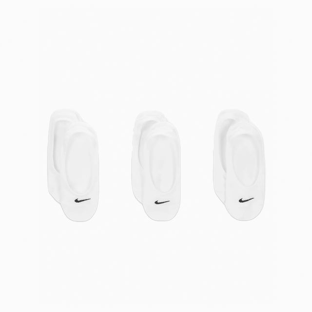 NIKE EVERYDAY LIGHTWEIGHT NO SHOW 3 PACK WHITE - SX4863