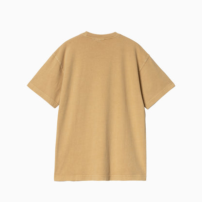 CARHARTT WIP NELSON T-SHIRT BOURBON GARMENT DYED - I029949