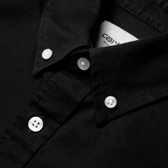 CARHARTT WIP MADISON SHIRT BLACK & WAX - I023339