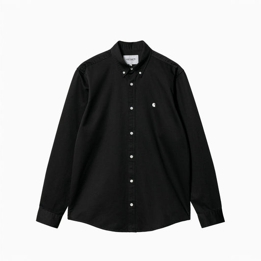 CARHARTT WIP MADISON SHIRT BLACK & WAX - I023339