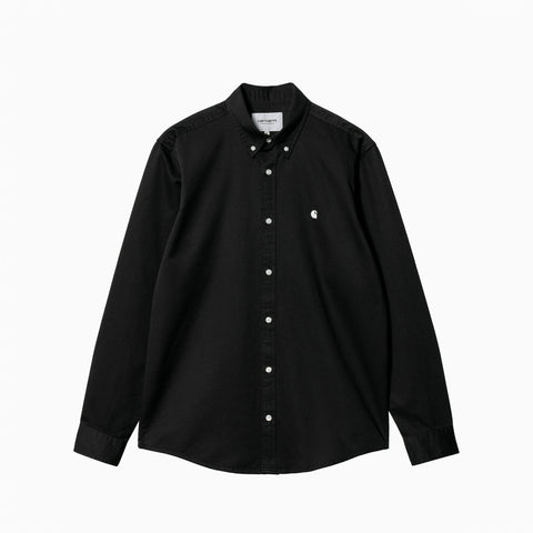 CARHARTT WIP MADISON SHIRT BLACK & WAX - I023339