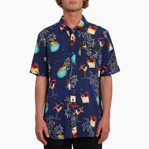 VOLCOM COSMIC VACATION SHIRT BLUEPRINT - A0412201