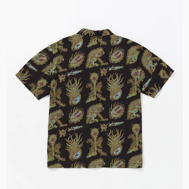 VOLCOM FEATURED ARTIST TETSUNORI SHIRT BLACK - A0412409