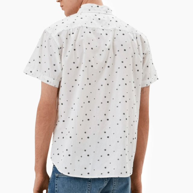OBEY CLOTHING BURST WOVEN SS SHIRT WHITE - 181210336