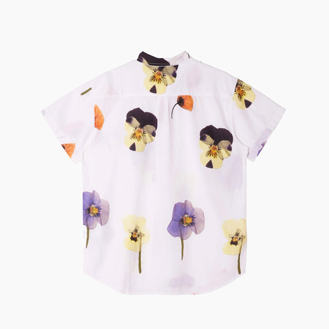 OBEY CLOTHING REDUX SHIRT WHITE & FLOWERS - 181210346