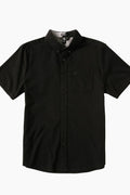 Camisas Volcom | Camisa de manga corta para hombre elegante, simple y sólido. El Everett Oxford es un estilo clásico atemporal que nunca pasará de moda. Fácil de combinar. Ajuste moderno. Cierre de botones.