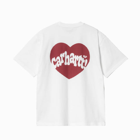 CARHARTT WIP W' AMOUR T-SHIRT WHITE & TUSCANY - I033678