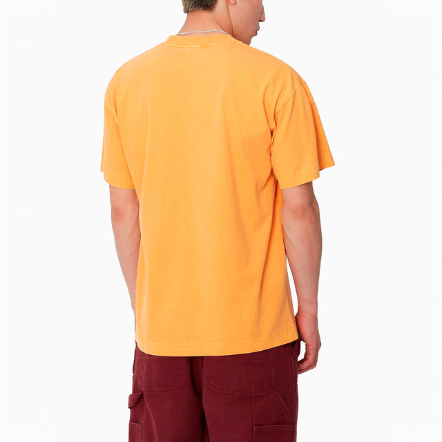 CARHARTT WIP VISTA T-SHIRT WINTER SPICE GARMENT DYED - I030780