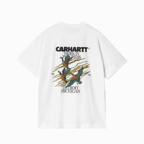 CARHARTT WIP DUCKS T-SHIRT WHITE - I033662