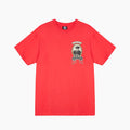 Camisetas Grimey | Camiseta de manga corta para hombre fabricada con algodón orgánico. Presenta un diseño sencillo con estampados gráficos frontales y traseros