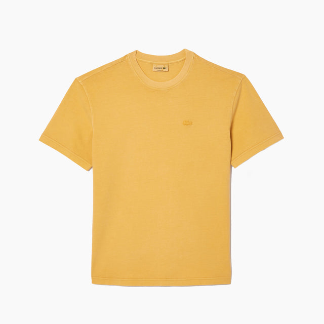 LACOSTE NATURAL DYED JERSEY T-SHIRT ORANGE - TH8312