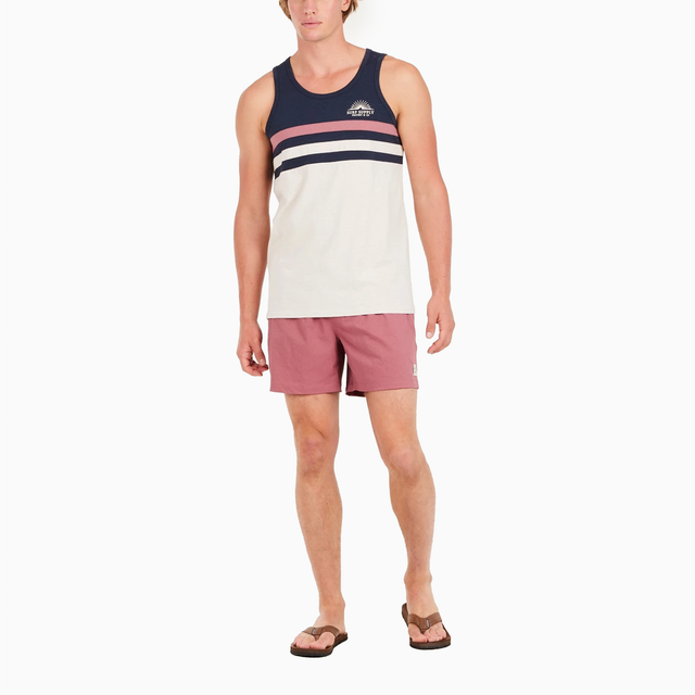 PROTEST PRTSAMO TANK TOP T-SHIRT NAVY & OFF WHITE - 1712643