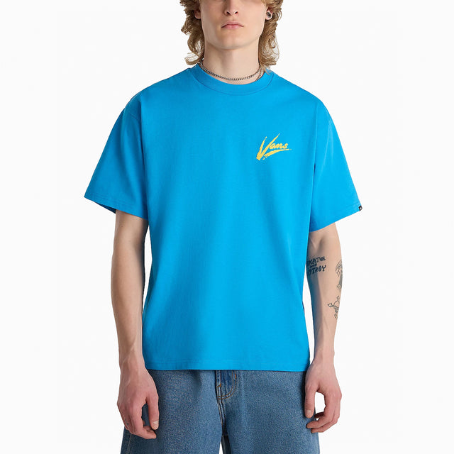 VANS DETTORI T-SHIRT AMPLE MALIBU BLEU - VN000K428641