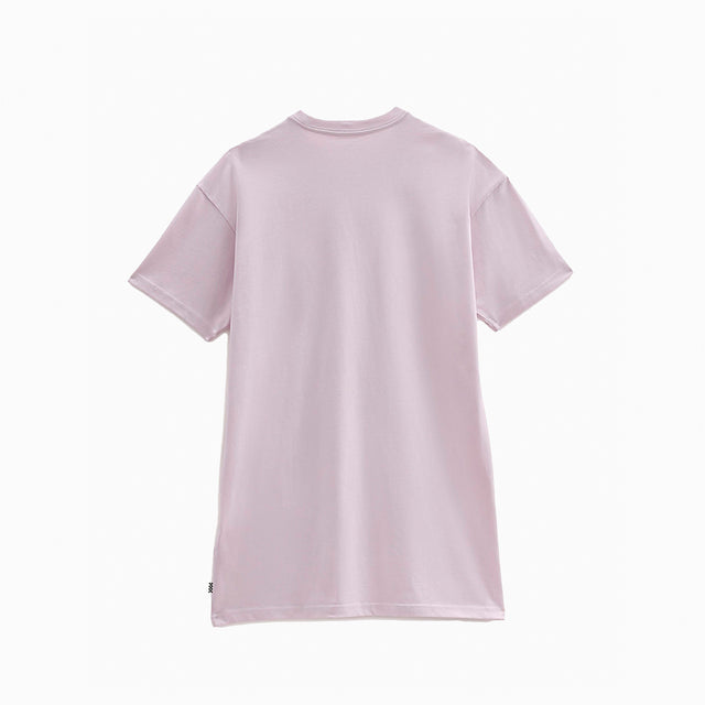 VANS CENTER VEE T-SHIRT DRESS LAVENDER FOG- VN0A4RU2YEU1