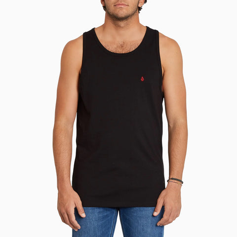 VOLCOM STONE BLANKS BSC TANK BLACK - A4512105