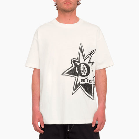 VOLCOM V ENT STONE BRUST T-SHIRT OFF WHITE - A5012410