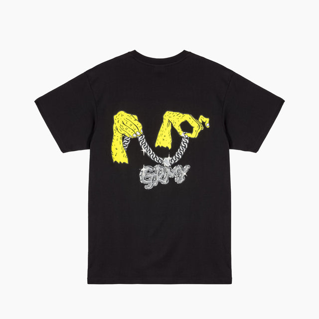 Camiseta Grimey | Camiseta Grimey Hombre | Camiseta de manga corta para hombre fabricada en algodón con materiales reciclados. Presenta estampados gráficos de temporada en la parte frontal y traserta. Corte Regular.