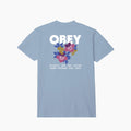 Camisetas Obey | Camiseta de manga corta para hombre fabricada en algodón con un gramaje de 6 onzas. Presenta estampados gráficos en la parte frontal y trasera. Corte Regular. 