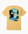 Camisetas Obey para Hombre | Camiseta clásica teñida en prenda con pigmento. Presenta estampados gráficos de temporada. Corte Regular. Fabricada en Algodón. 