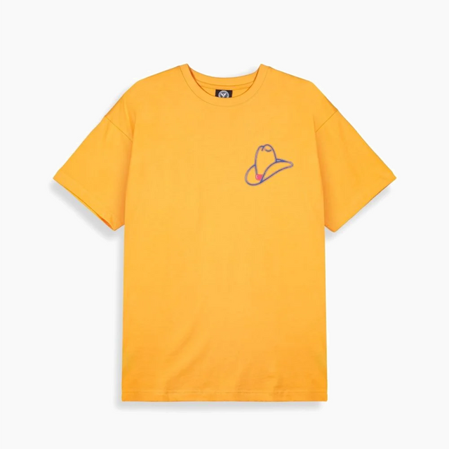 GRIMEY LONE HAND LUCKY LOOTER REGULAR TEE YELLOW GA745-YLW