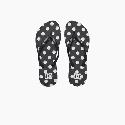 DC SHOES SPRAY FLIP FLOPS GRAFFIK PRETO & BRANCO - 303363