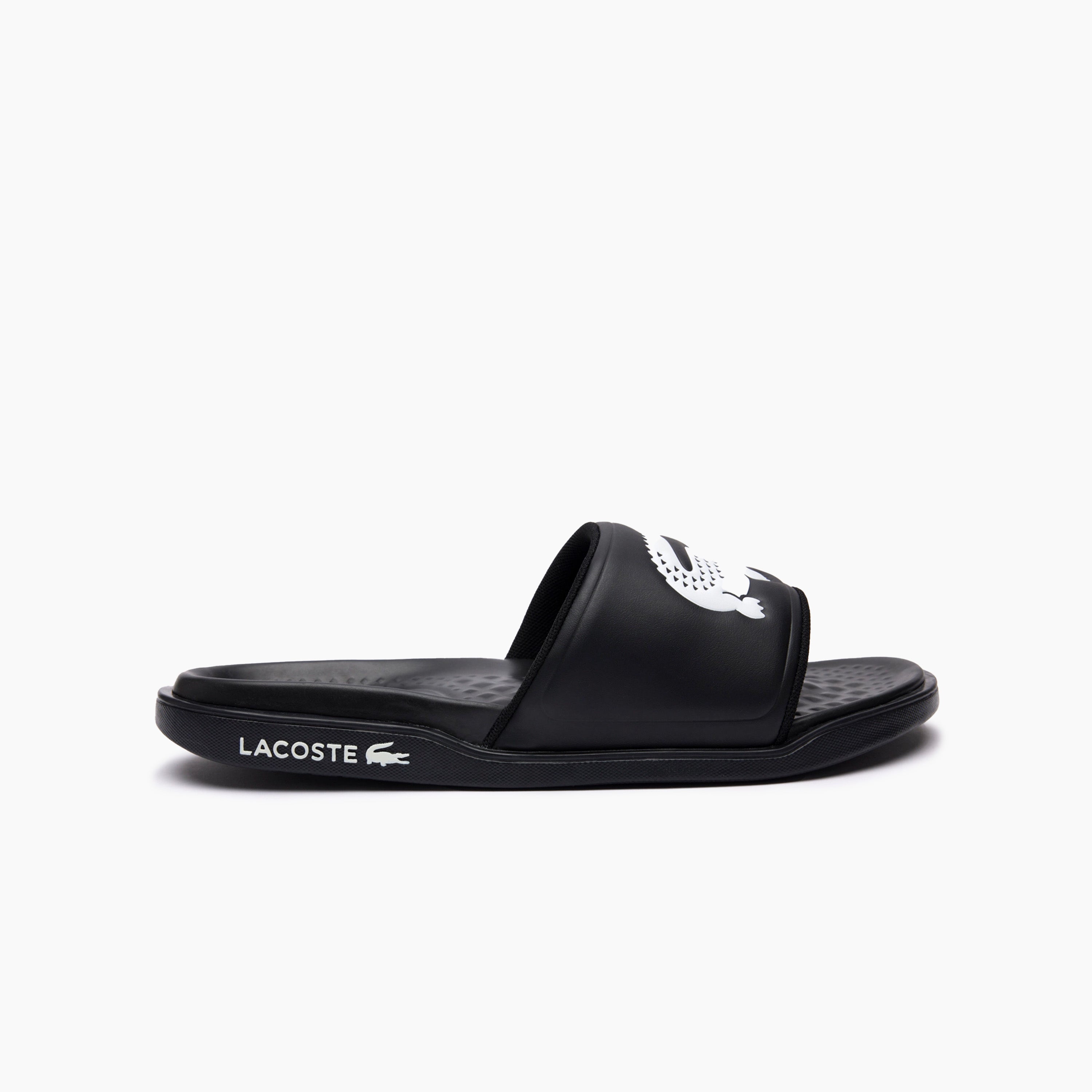 LACOSTE SERVE SLIDE DUAL BLACK & WHITE - 43CMA0110