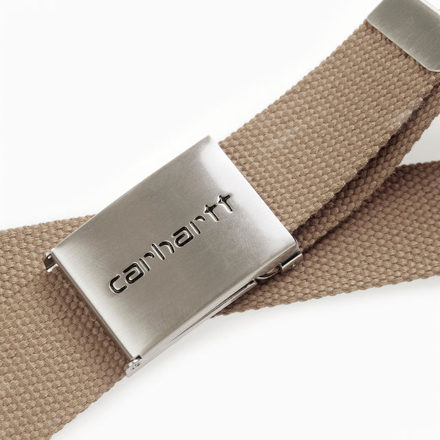 CARHARTT WIP CLIP CEINTURE EN TOILE CHROME CUIR - I019176";;"