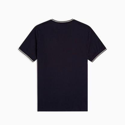 FRED PERRY T-SHIRT TWIN TIPPED BLU - M1588-Y21