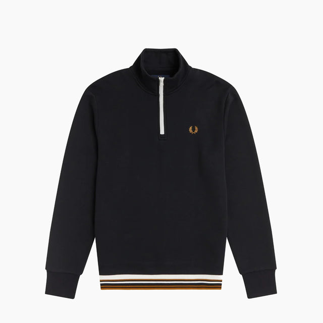 FRED PERRY CREW ZIP BLACK - M2641-102