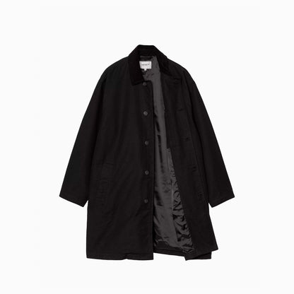 CARHARTT WIP CAPPOTTO WEBSTER NERO RINFORZATO I035618-00E