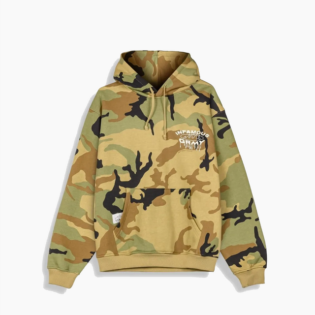 GRIMEY FOLLOW THE DOLAR CAMO VINTAGE HOODIE BROWN GCH610-BCMO