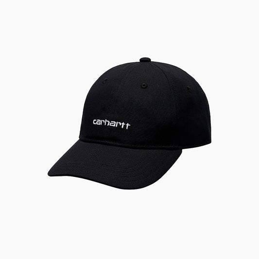 CARHARTT WIP CANVAS SCRIPT CAP BLACK & WHITE - I028876