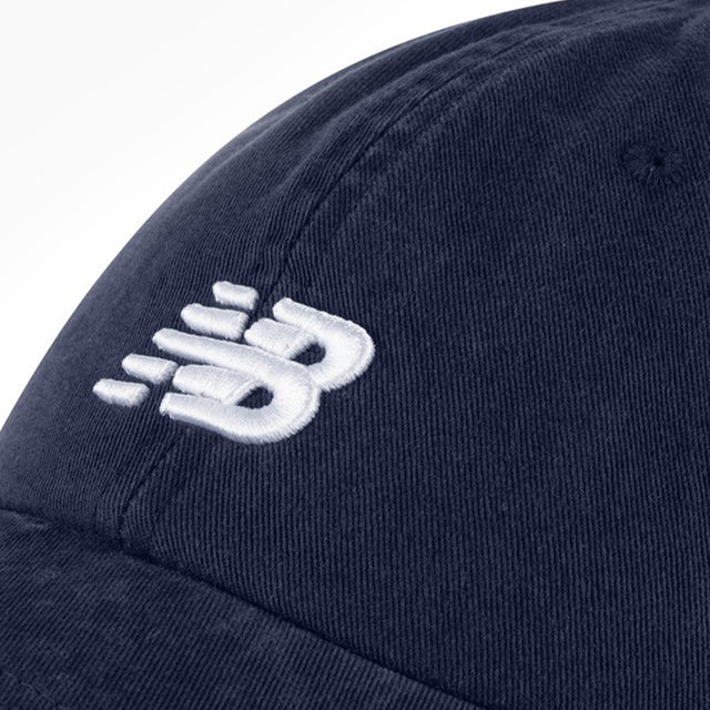 NEW BALANCE 6 PANEL CLASSIC CAP NAVY & WHT - LAH91014