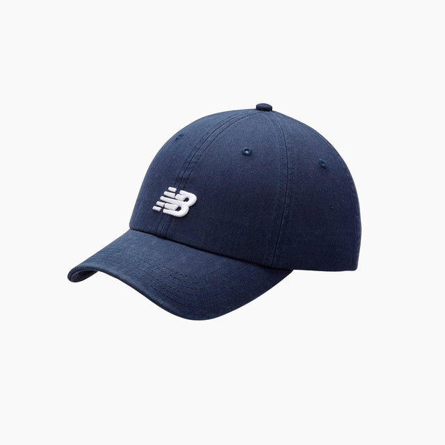 NEW BALANCE CASQUETTE CLASSIQUE À 6 PANNEAUX MARINE ET BLANC - LAH91014